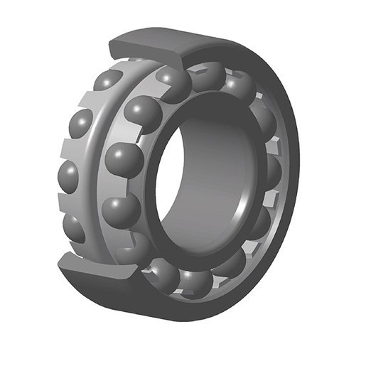 1206 SNR self-aligning ball bearing