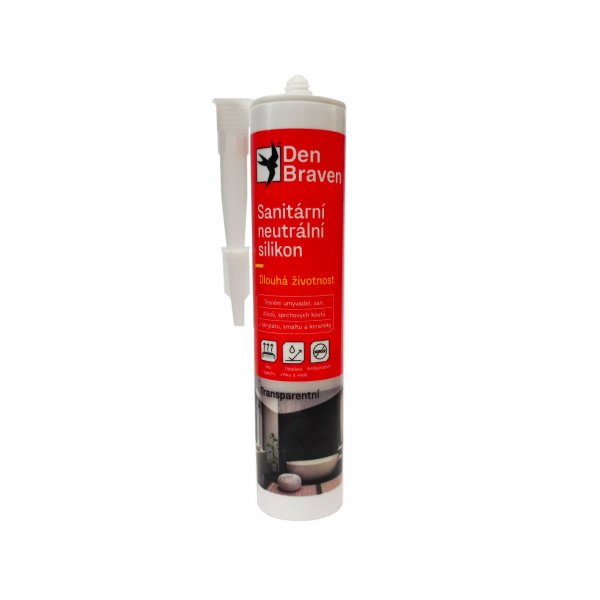 Sanitární silikon neutrální 280ml Den Braven (306020RL)