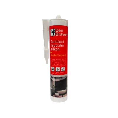 Sanitární silikon neutrální 280ml Den Braven (306020RL)