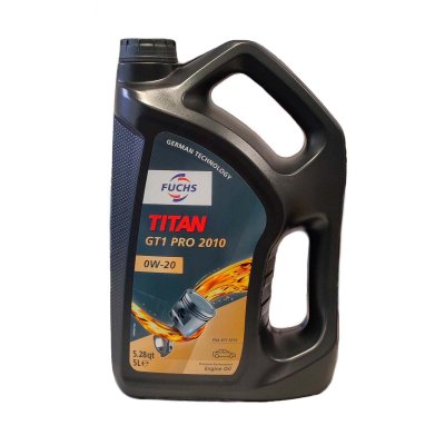 Titan GT1 PRO 2010 0W-20, 5L FUCHS engine oil