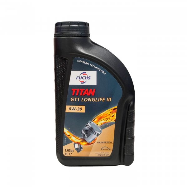 Titan GT1 LONGLIFE III 0W-30, 1L FUCHS engine oil