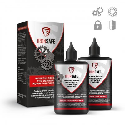 IronSafe Univerzál-mazivo, ochrana kovů, proti korozi a vlhkosti, 2x100ml