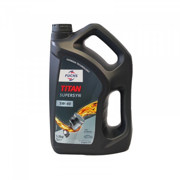 motorový olej Titan SUPERSYN 5W-40, 5L FUCHS Titan SUPERSYN 5W-40, 5L FUCHS motorový olej