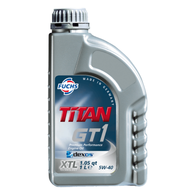 TITAN GT1 5W-40, 1L  FUCHS motorový olej