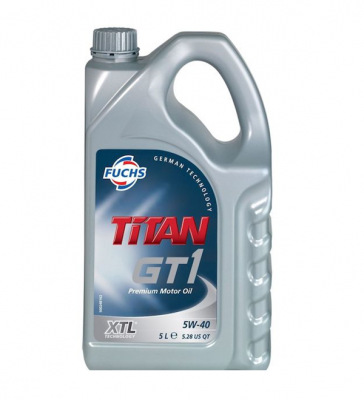 TITAN GT1 5W-40, 5L  FUCHS