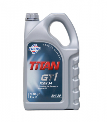 TITAN GT1 FLEX 34 5W-30, 5L  FUCHS